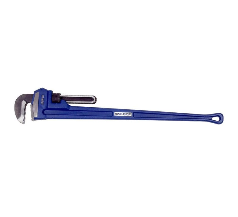 IRWIN Tools Vise-Grip Pipe Wrench, Cast Iron, 6-Inch Jaw, 48-Inch Length (274108),Blue
