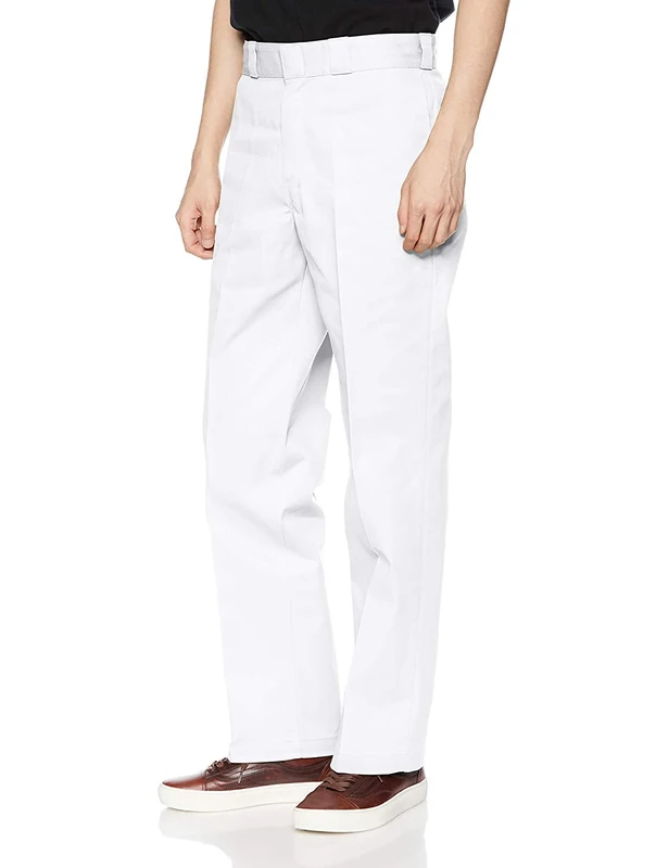Dickies Men's Original 874 Work Utility Pants, White (White Wh), 38W / 34L