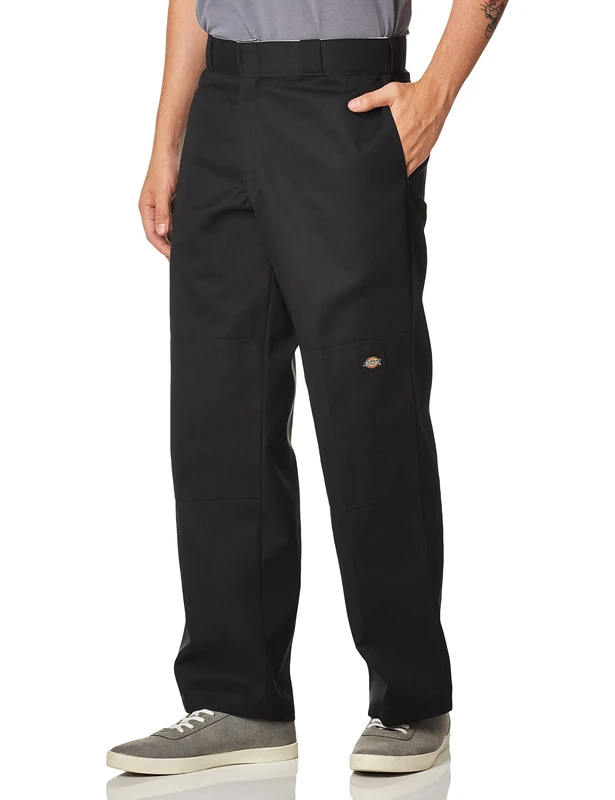 Dickies Men's D/Knee Pant Workwear Trousers, Black, 32W 34L UK - Image 1