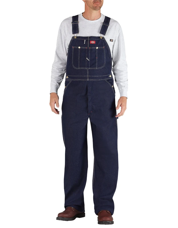 Dickies Men's Big-Tall Bib Overall - blue - 52W x 30L