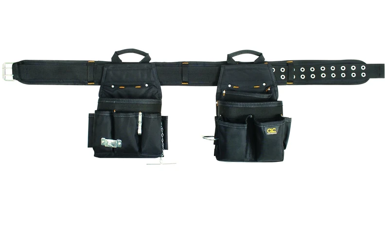 Custom Leathercraft CLC 5609 3 Piece Electrical Combo Tool Belt, 20 Pocket