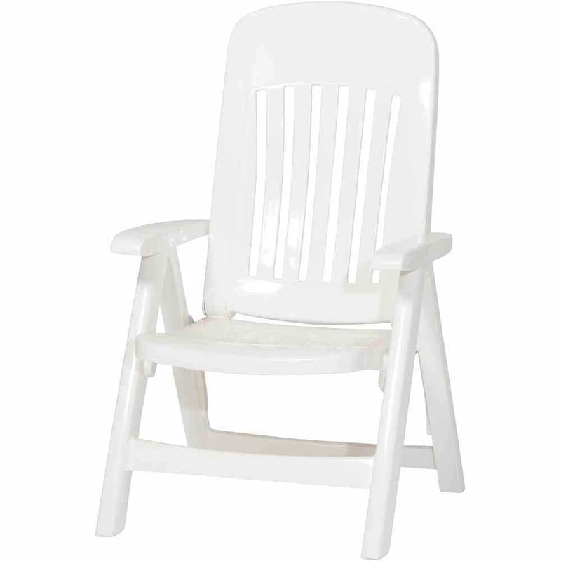 Gautzsch "Garten" SIEGER 828/W Comtesse Plastic Folding Chair White