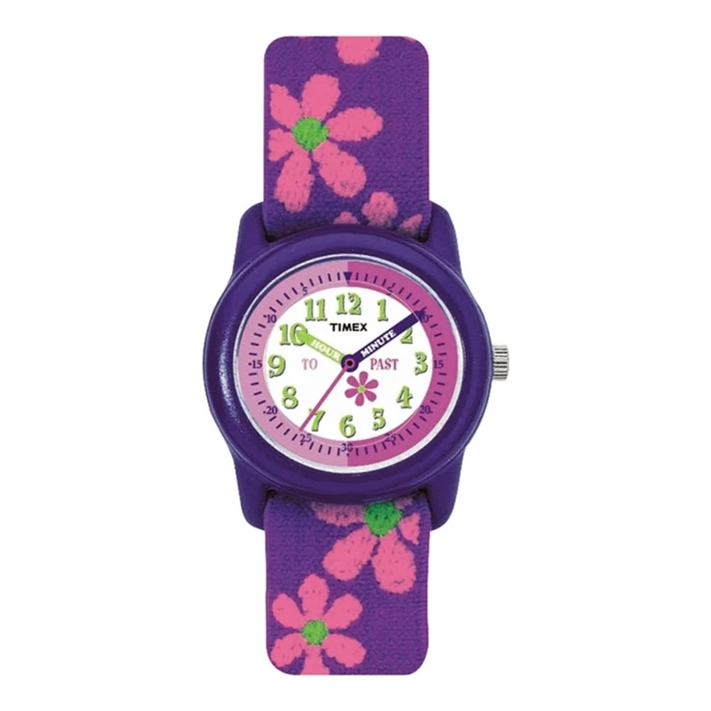 Timex Kids Girl's Multicolour Dial Watch with Textile Strap T890224E