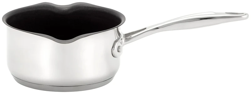 Stellar Profile 800ml Stainless Steel Non-Stick Milk Pan - Image 1