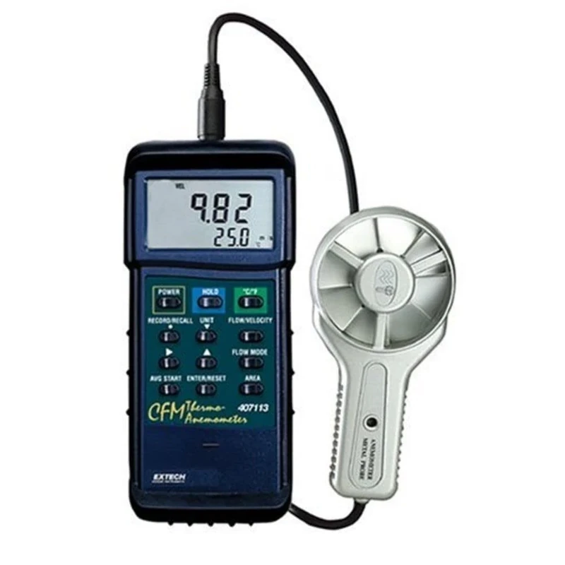 Extech 407113 CFM Metal Vane Anemometer