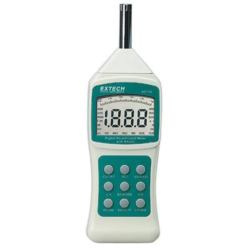 Extech 407750 Sound Level Meter with Background Absorber