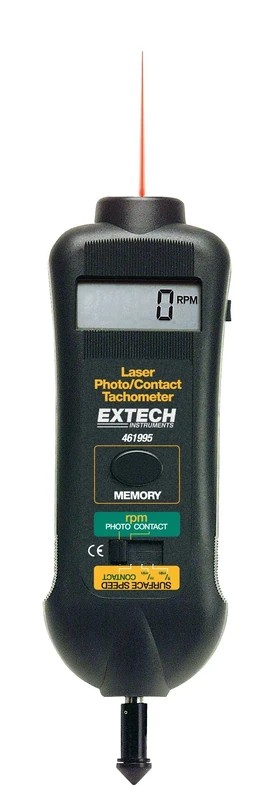 Extech Instruments 461995 Combination Photo and Contact Tachometer