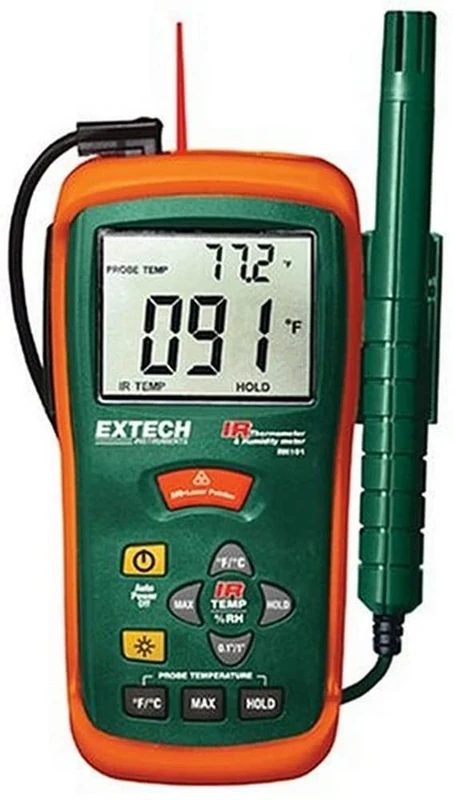 Extech RH101 Combination Humidity Meter and Infrared Thermometer
