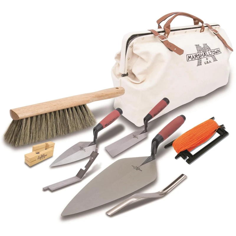 Masons Tool Set with Canvas Tool Bag