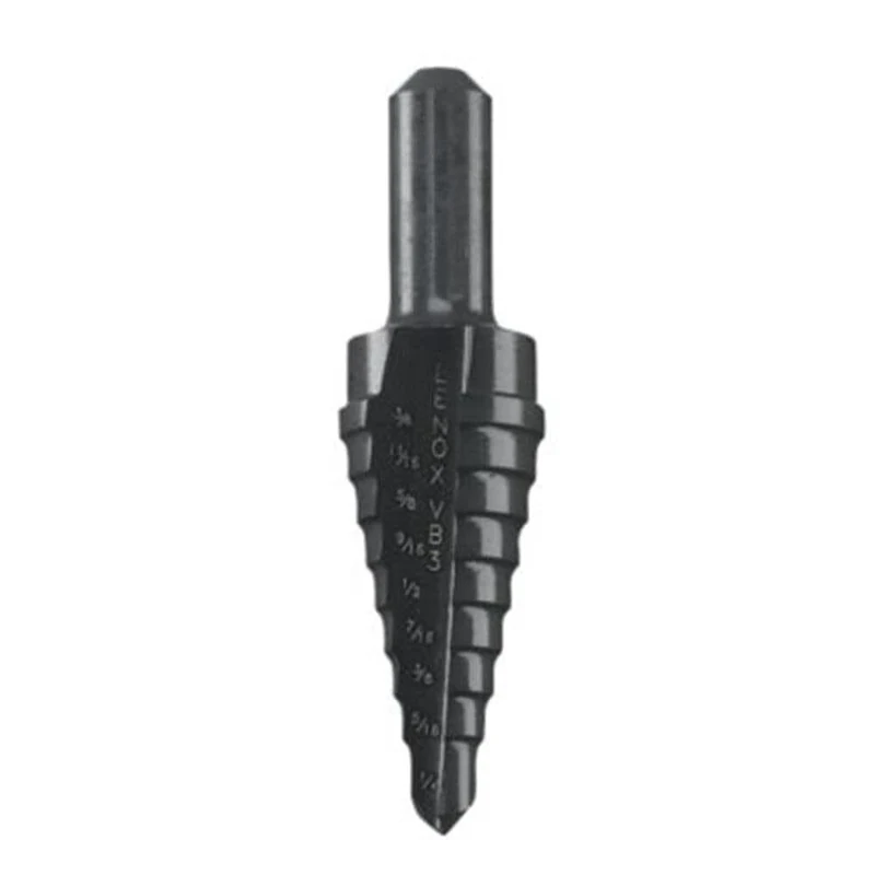 Lenox 30883-VB3 Vari-Bit 1/4-Inch to 3/4-Inch Step Drill Bit with 3/8-Inch Shank - Image 1