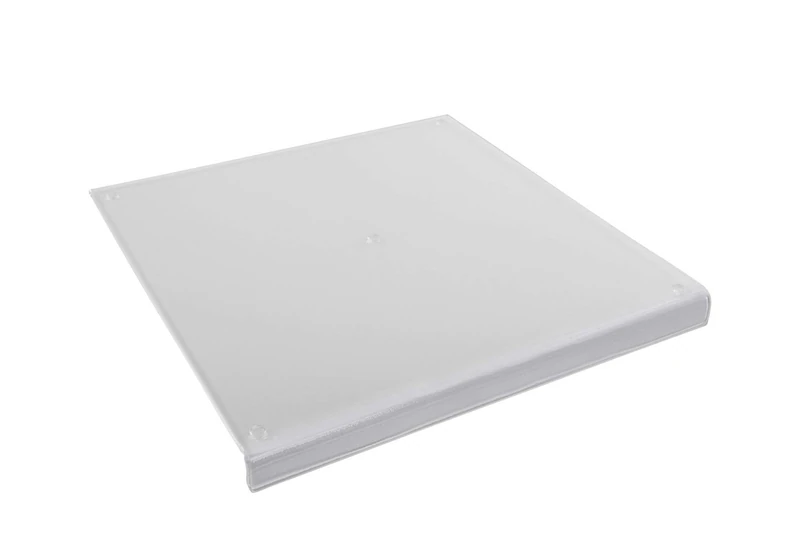 GSD Acrylic Cutting Board with Lip, Transparent, Medium - Image 1