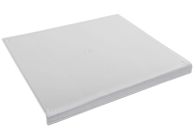 GSD 82 706 Acrylic Cutting Board with Lip, Transparent, Large