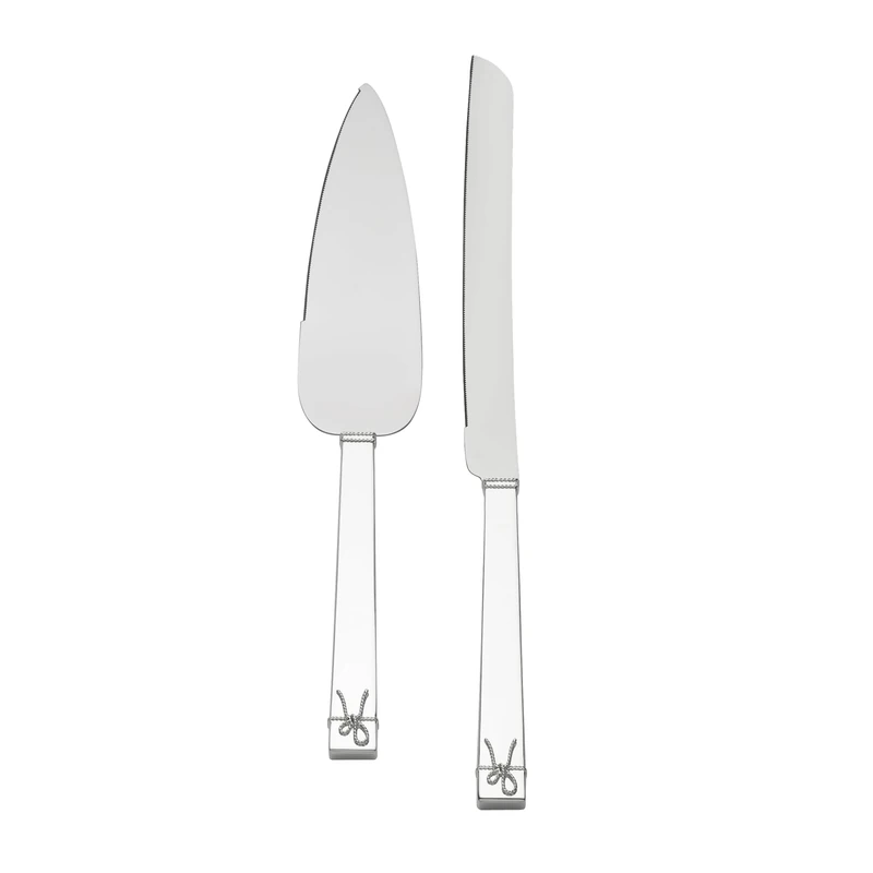 Vera Wang Love Knots Cake Knife and Server