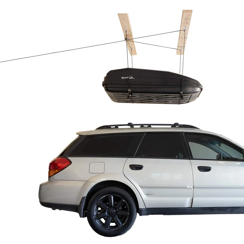 HARKEN Garage Storage Ceiling Hoist | 4 Point System | For 10ft Ceilings up to 90lbs/40kg Max Load | 4:1 Mechanical Advantage | Part No. 7802