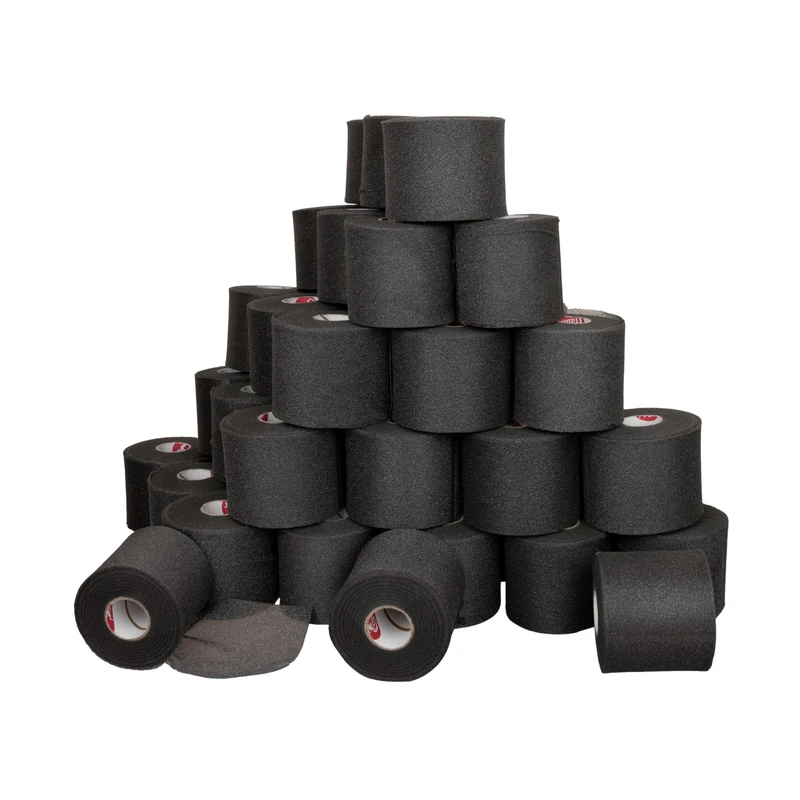 Cramer Tape Underwrap, Bulk Case of 48 Rolls of PreWrap for Athletic Taping, Hair Tie, Headband, Patellar Support, Pre-Wrap Athletic Tape Supplies, 2.75" X 30 Yard Rolls of Pre Wrap, Black