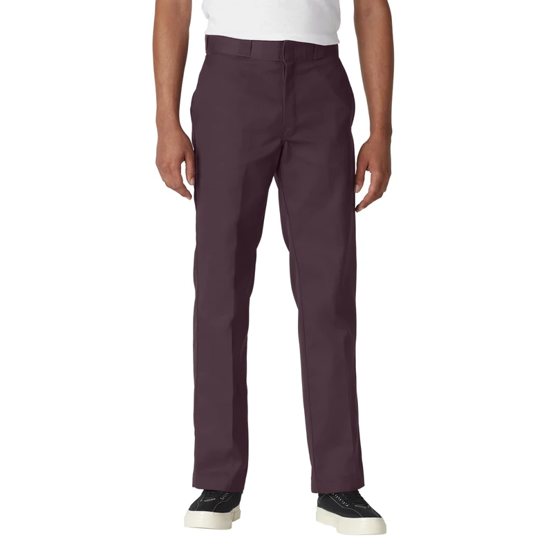 Dickies Men's Original 874 Work Utility Pants, Maroon, 30W / 30L