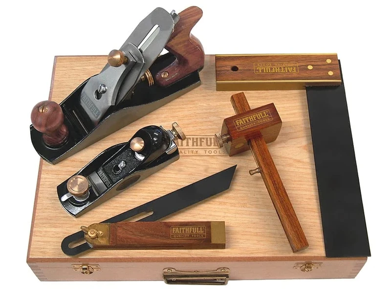 Faithfull FAICARPSET 5 Piece Carpenters Tool Set