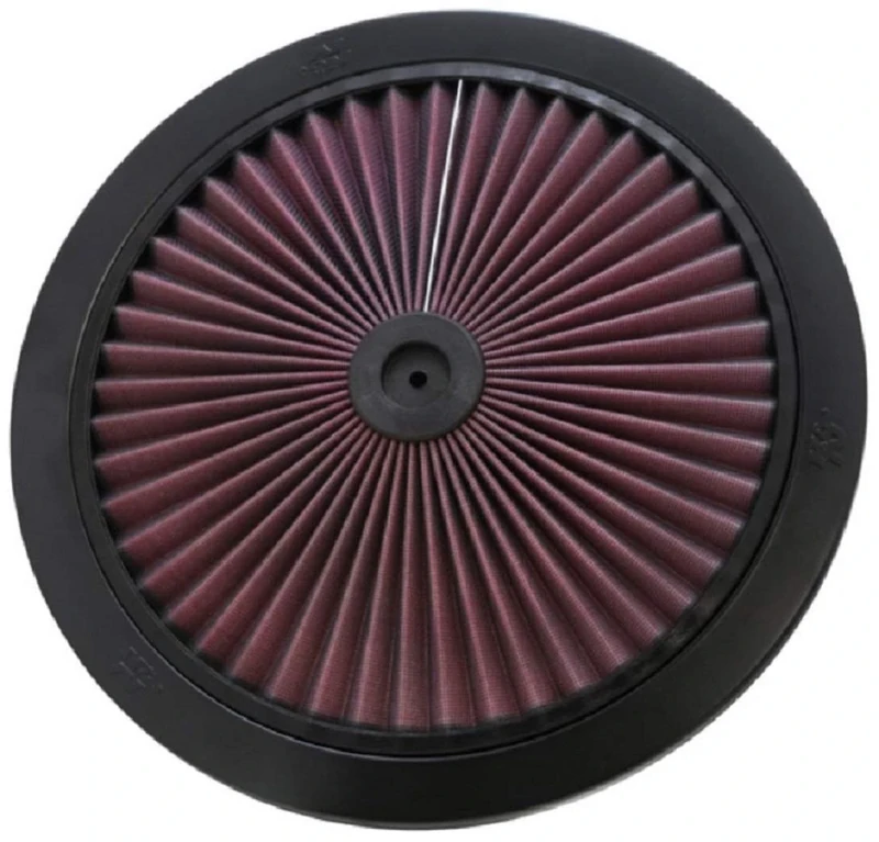 K&N 66-1401 Washable and Reusable Car X-Stream Top Filter, Heather Red