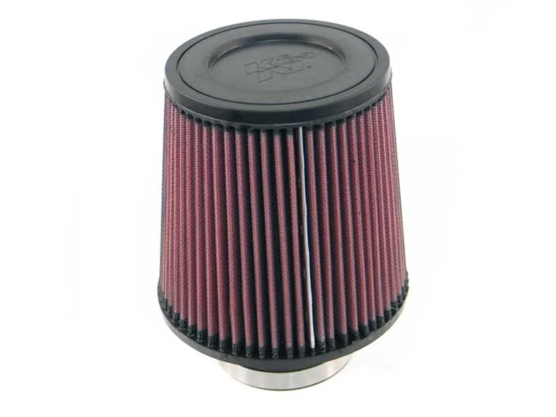 K&N Universal Clamp-On Air Intake Filter: High Performance, Premium, Washable, Replacement Filter: Flange Diameter: 3 In, Filter Height: 6 In, Flange Length: 1.75 In, Shape: Round Tapered, RE-0930