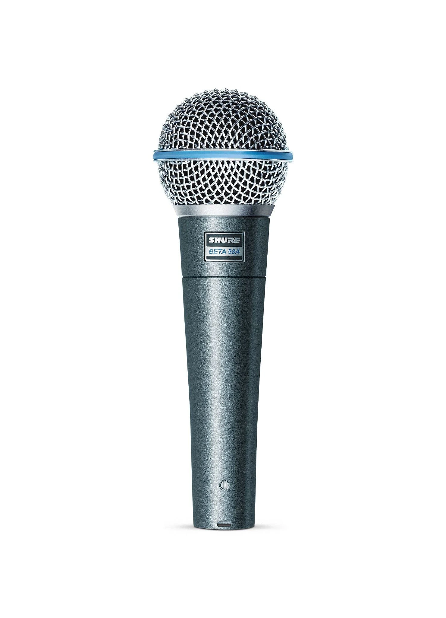 Shure BETA 58A Vocal Microphone - Single Element Supercardioid Dynamic Mic Stage And Studio, Includes A25D Adjustable Stand Adapter, 5/8 Inches To 3/8 Inches (Euro) Thread Adapter And Storage Bag