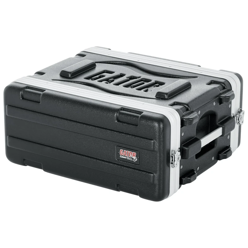 Gator Molded PE 4U 14.25 inch Deep Rack Case with Front / Rear Rails