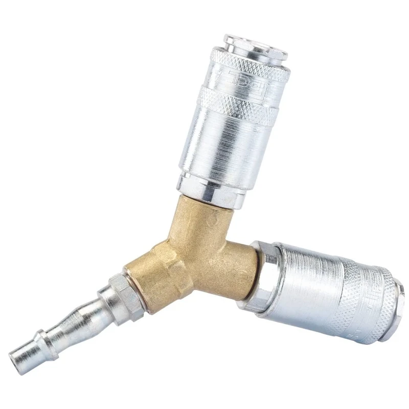 Draper 25855 PCL Twin Standard Two Male Couplings and One Tailpiece Supplied