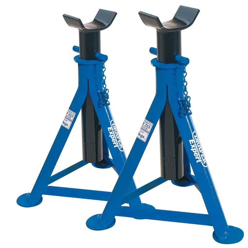 Draper 54721 Axle Stands (Pair) , Blue