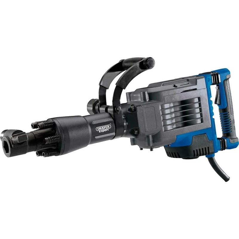 Draper Expert 1700W Hex Braker | 18.5 kg Corded Power Tools | 1900bpm Demolition Chisel | Auxiliary Side Handle | 56411