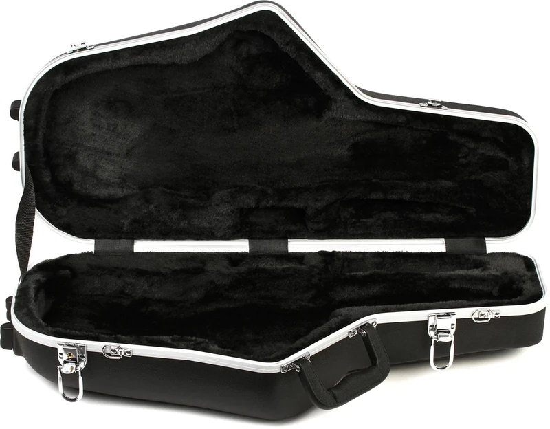 Gator Cases GC-Alto Sax Lightweight Molded Alto Saxophone Case with Locking Latch and Plush Lined Interior (GC-ALTO SAX)