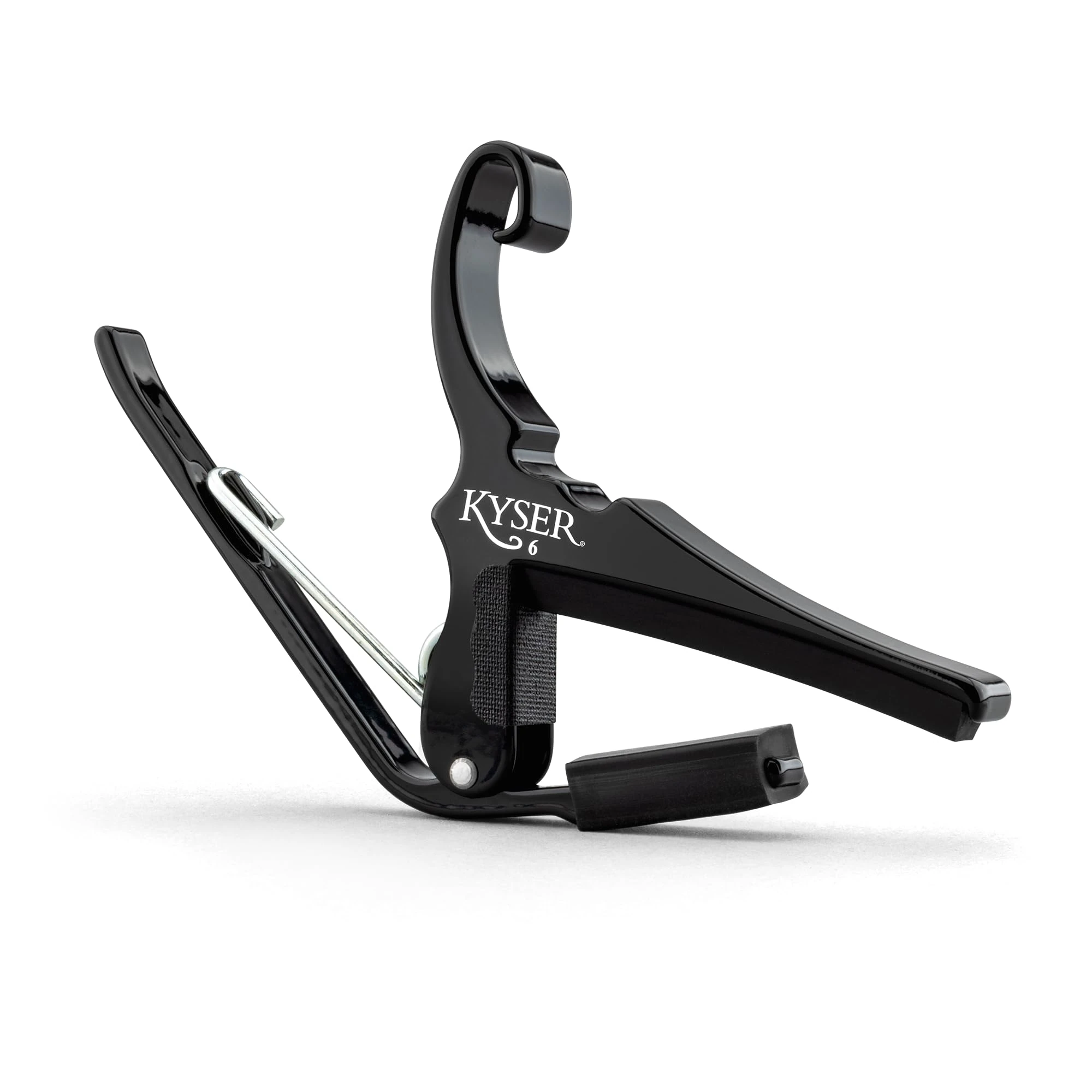 Kyser Quick-Change Capo for 6-string acoustic guitars, Black, KG6B