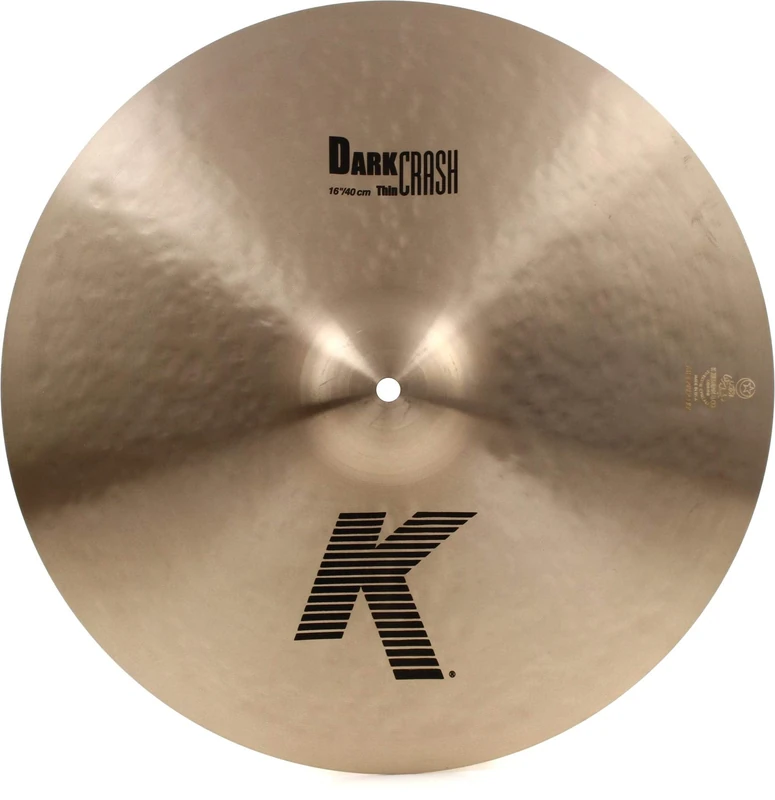 Zildjian K' Dark Crash Thin 16", Traditional Finish - Crash Cymbal