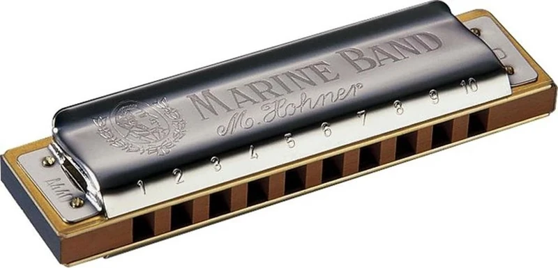 Hohner 1896 Marine Band in E, Chrome
