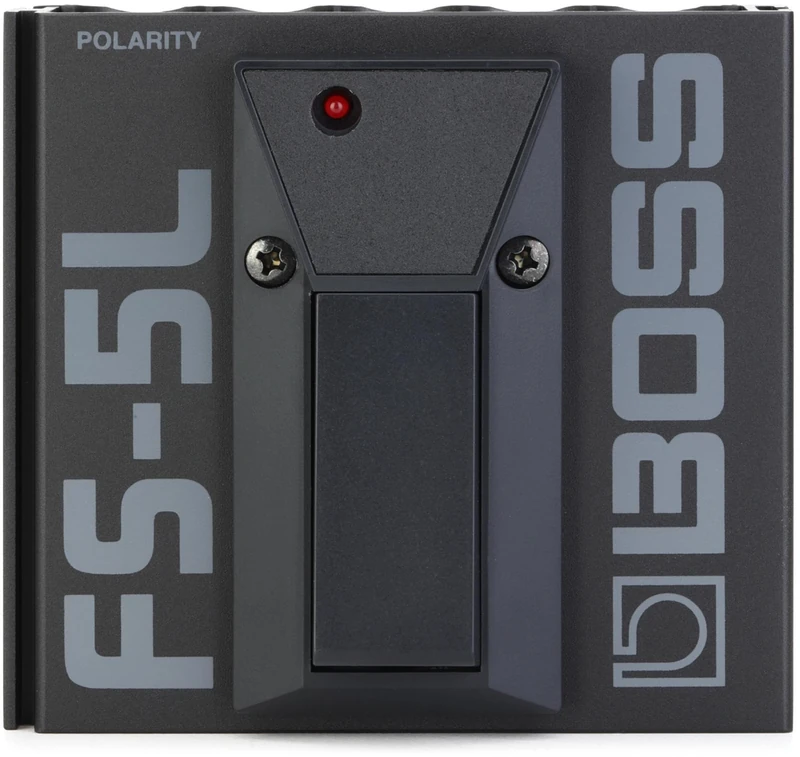 BOSS, 1/4-Inch Straight Metal Latch-Type Footswitch with LED Indicator (FS-5L) - Image 1