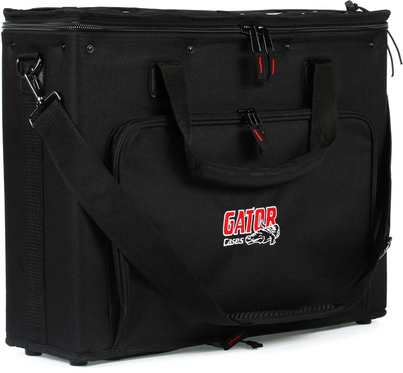 Gator Cases Portable 3U Rack Bag with 14" Rackable Depth; (GRB-3U)