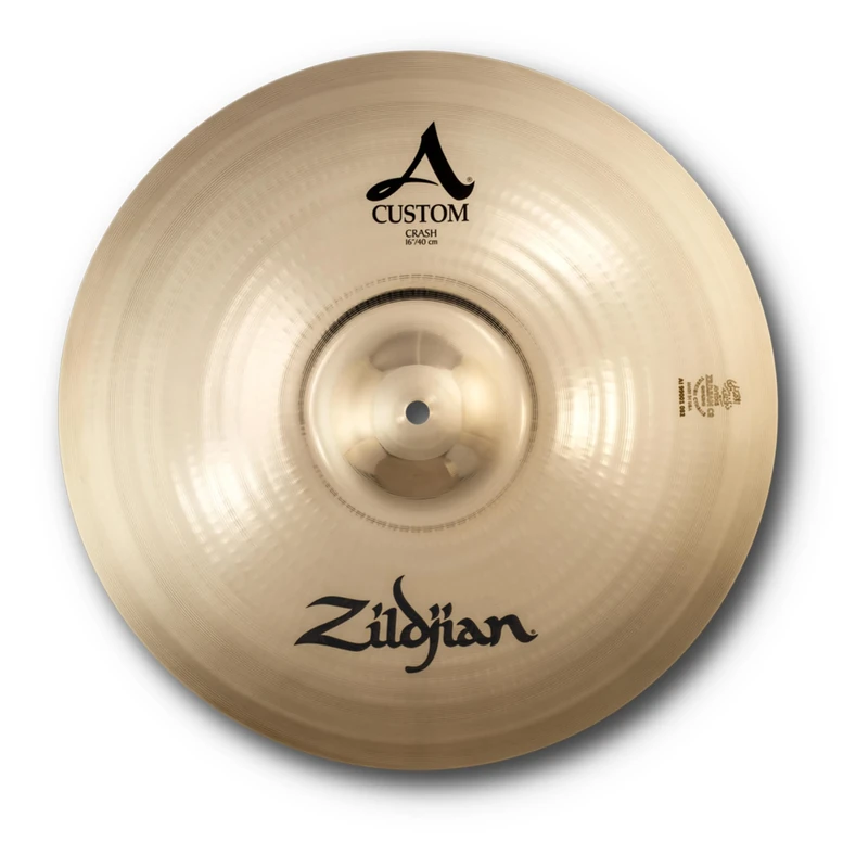 Zildjian A Custom Series - 16 Inch Crash Cymbal - Brilliant finish