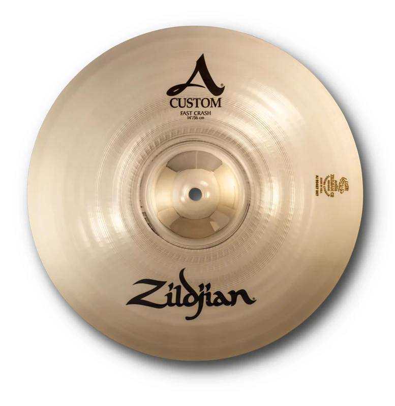 Zildjian A Custom Series - 14 Inch Fast Crash Cymbal - Brilliant finish