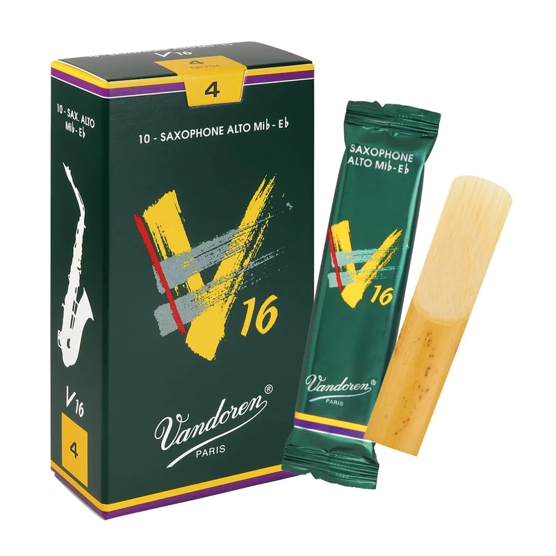 Vandoren V16 Alto saxophone reeds, box of 10 - Strength 4 - Image 1
