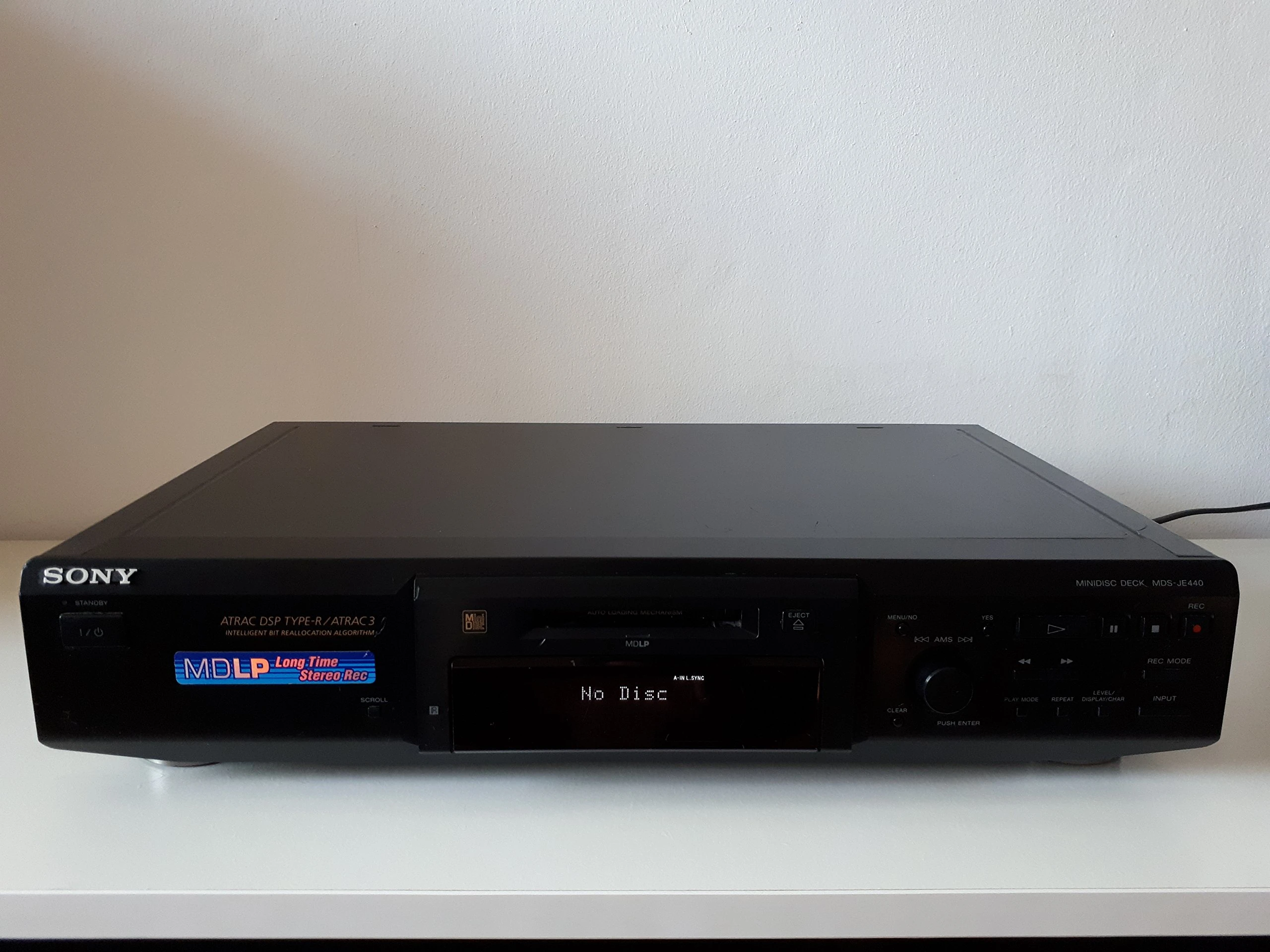 Sony MDS-JE 440 Static Mini Disc Player