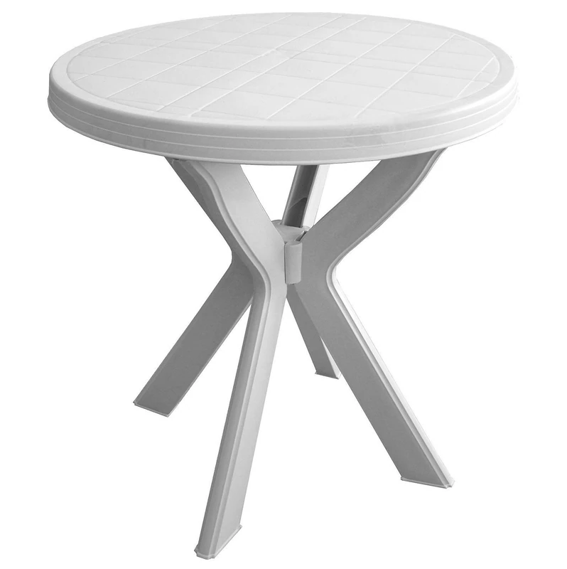 Fun Star Tavolo Resina Tondo Don Cm 70 Bb, White,70 x 70 x 72 cm - Image 1