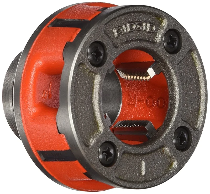 RIDGID 36895 Model OO-R Die Head, 12R Alloy Die Head Comes with 3/4-inch High-Speed, Factory Set Dies That Deliver Clean, Precise 14 TPI