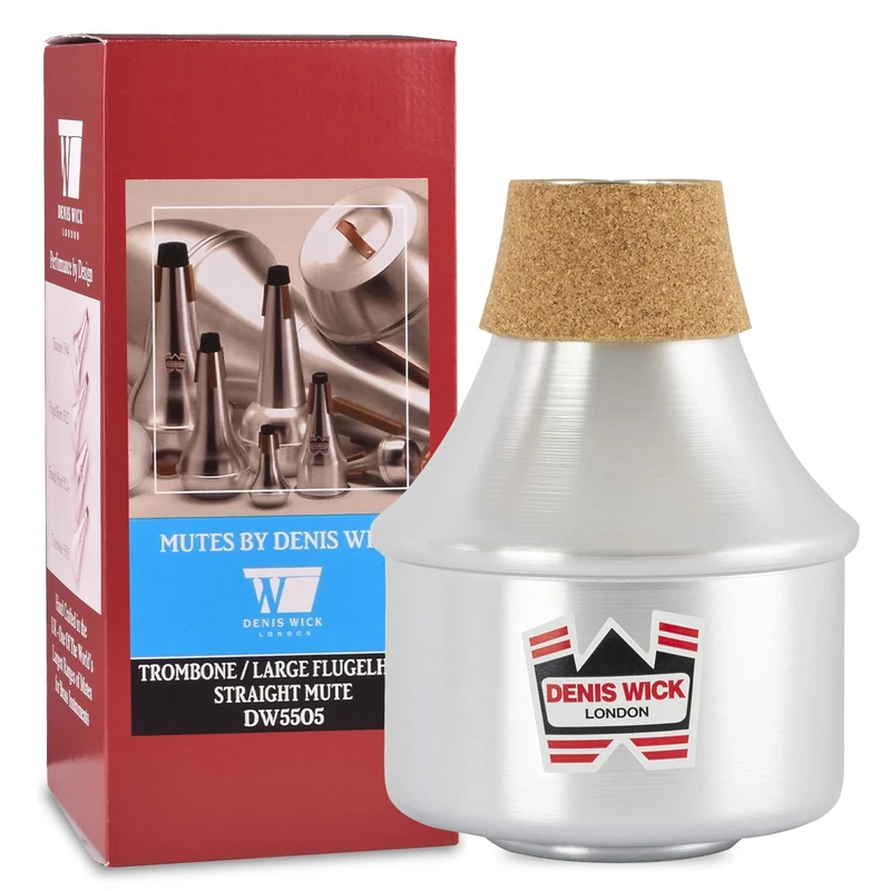 Denis Wick 5506 Extending Tube, Harmon Mute for Bb Cornet or Trumpet, Aluminium