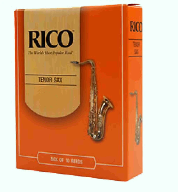 D’Addario Woodwinds - Rico Tenor Sax Reeds - Tenor Saxophone Reeds - Tenor Reeds Crafted for Beginners, Students, Educators - Strength 3.0, 25-Pack