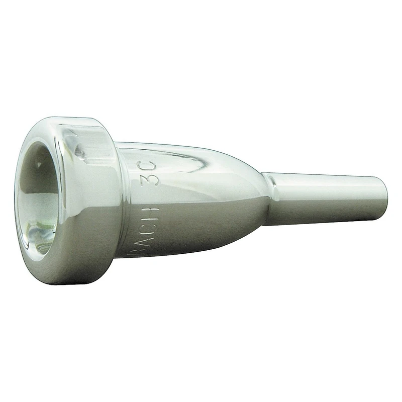 Bach K3495B Megatone Cornet Mouthpiece, Silver Plated, 5 B 16.25mm