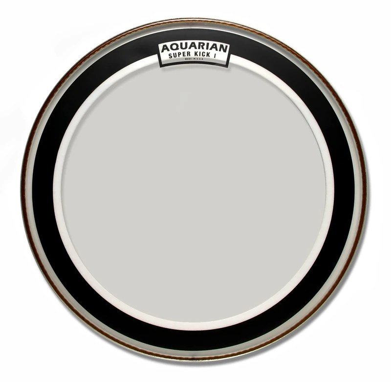 Aquarian SKI22 Super Kick Series - 22 inch - Clear - Single Ply