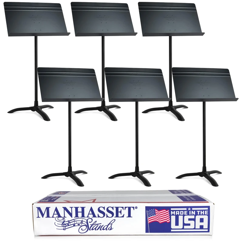 Manhasset Symphony Stand (Pack of 6) - Black, MAN4806
