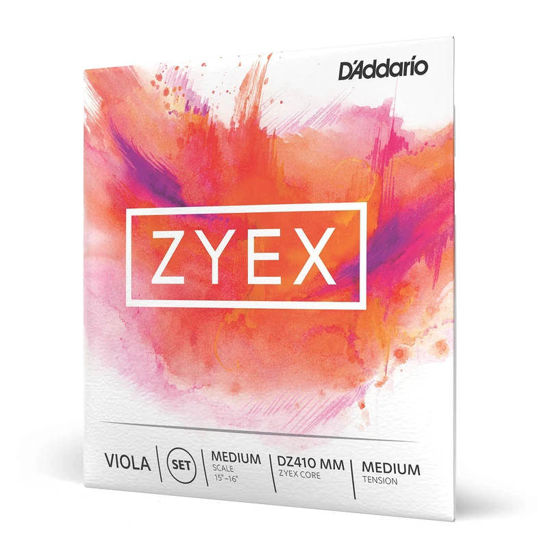 D'Addario Zyex Medium Scale Medium Tension Viola String Set