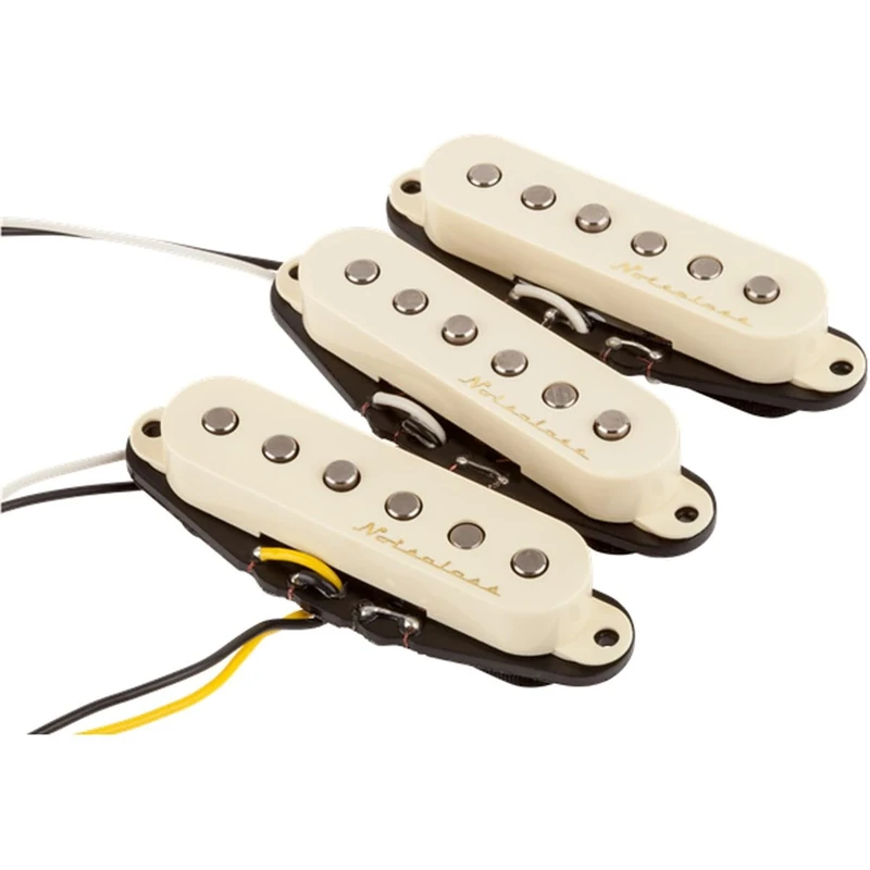 Fender Vintage Noiseless Stratocaster Pickup Set of 3, White