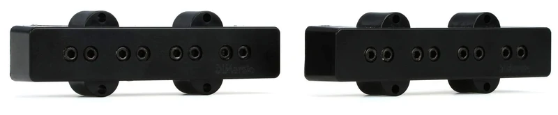 DIMARZIO Electric Bass 4 DP123BK Model J Set Transducer for Electric Bass, Black