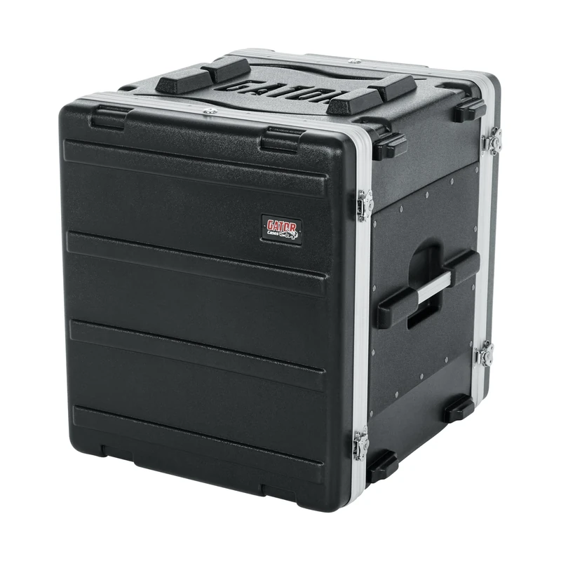Gator Molded PE 12U 19.25 inch Deep Rack Case with Front / Rear Rails and Locking