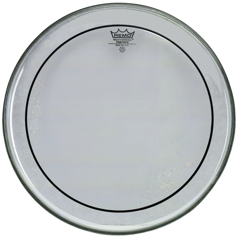 Remo Drumhead Pinstripe Transparent Bass Drum - 24" - PS-1324-00